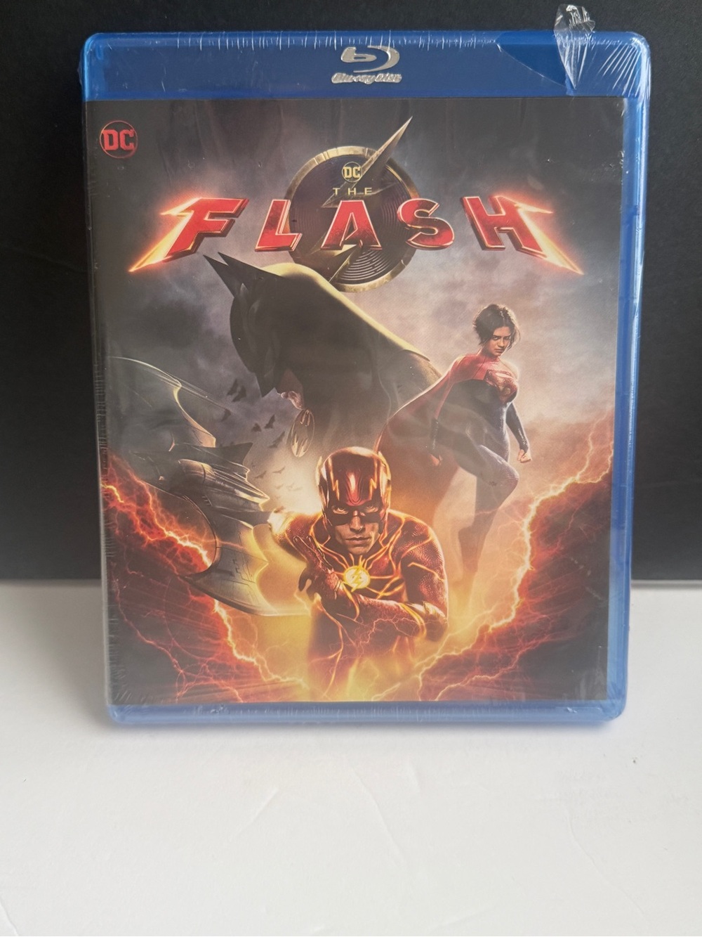 The Flash 2023 Blu-ray NEW Michael Keaton Ezra Miller DC Movie Wrap Tear